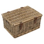 S/2 Wicker Woven Storage Basket (Large and Small Sizes)